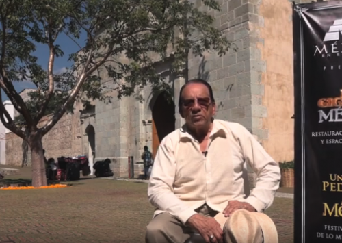 MR. ARMANDO CASTRO GIVEN A MESSAGE FROM THE HEART OF OAXACA