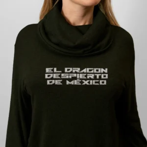 Blusa Tipo Poncho El Dragon Despierto de México